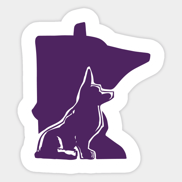 MN Corgi Sticker by mjheubach